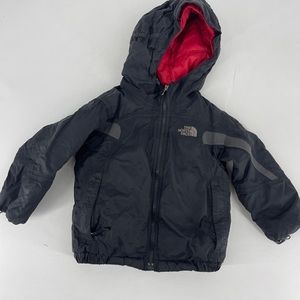 The North Face Kids Puffer Jacket - Black and Red